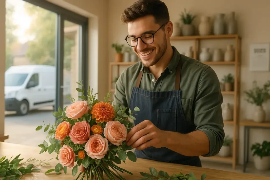 Devenir livreur de fleurs indépendant implique de choisir entre transporter des commandes, vendre ses bouquets ou proposer un service.