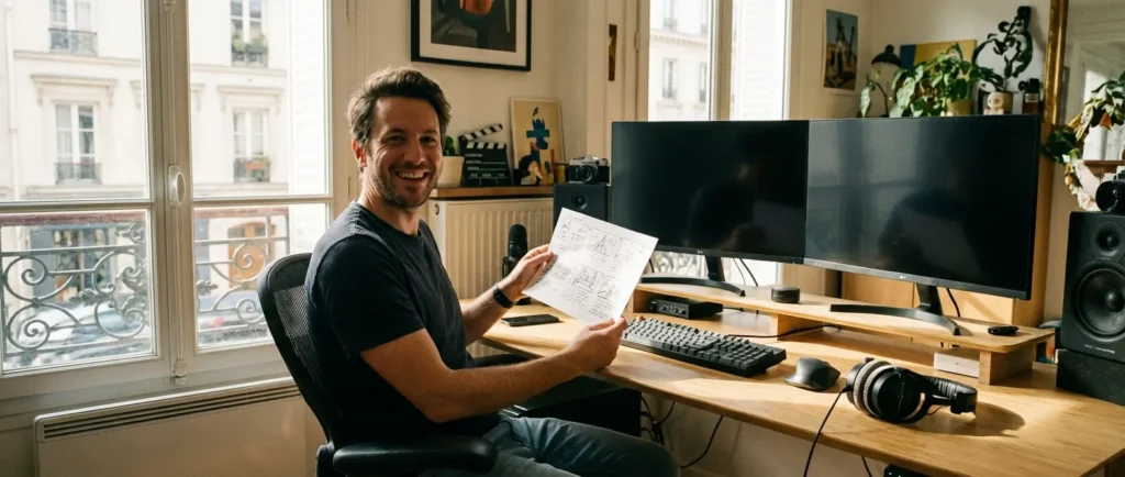 Montage vidéo indépendant : préparation d’un contenu sur logiciel, une activité à distinguer des formalités et de la définition de l’offre.
